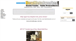 Desktop Screenshot of newmetalworker.com